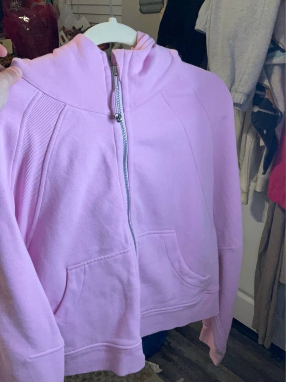 lululemon athletica Light Pink Full-Zip Hoodie